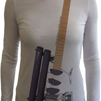 Birdfish Guitar T shirt by Yukio Miyamoto