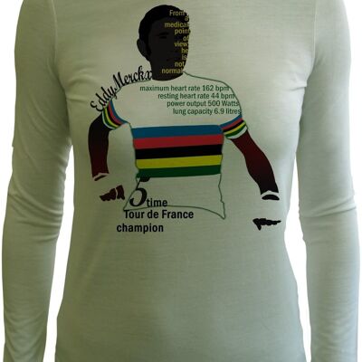 Eddy Merckx (5 Times Champion) by Lee Frangiamore