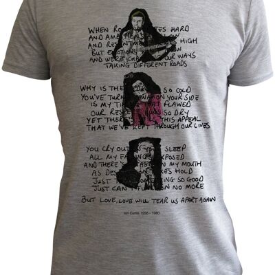 Ian Curtis T shirt by Daniel Davidson