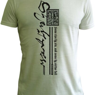 Shakespeare series (Measure for Measure) tee shirt by Guy Pendlebury