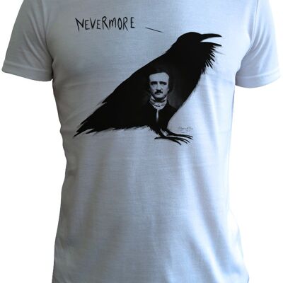 Edgar Allen Poe – Nevermore t shirt by Lee Frangiamore