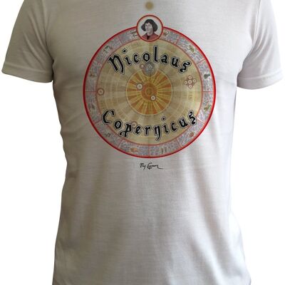 Nicholas Copernicus t shirt by Guy Pendlebury