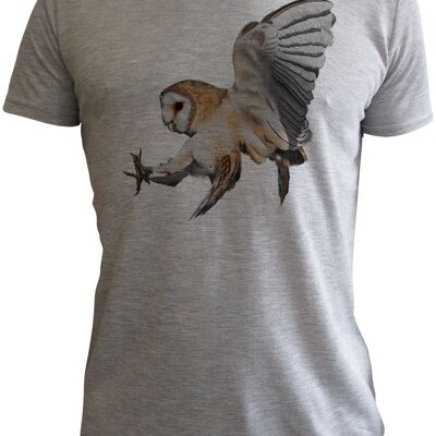 Barn Owl T shirt by Lawrence Keogh