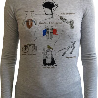 The Power of Coffee on Cycling t shirt by Daniel Davidson