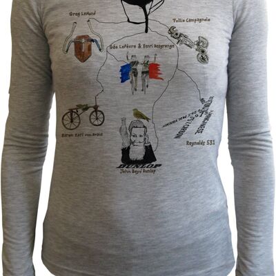 The Power of Coffee on Cycling t shirt by Daniel Davidson
