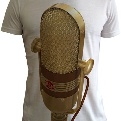 RAC 77 microphone (from above) t shirt by Yukio Miyamoto