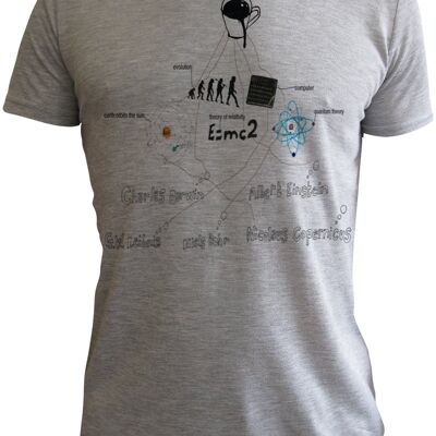 The Power of Coffee onThought t shirt by Daniel Davidson