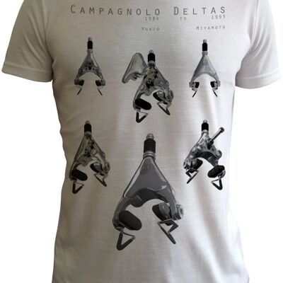 Campagnolo Deltas montage T shirt by Yukio Miyamoto