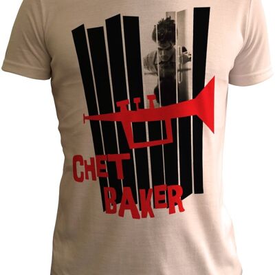 Chet Baker T shirt by Lee Frangiamore