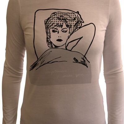 Jeanne Moreau t shirt by Toshi