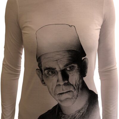 Boris Karloff t shirt by Maximino Rajado