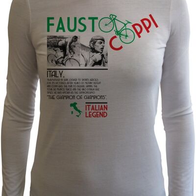 Fausto Coppi t shirt by Lee Frangiamore