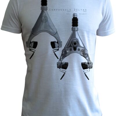 Campagnolo Delta Brakes (front & back) T Shirt by Yukio Miyamoto