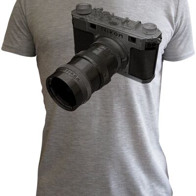 Nikon S (extended Lens) T shirt by Yukio Miyamoto