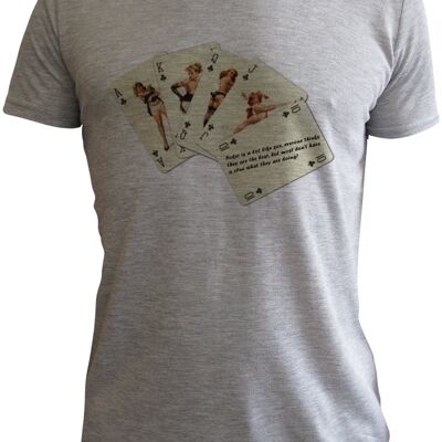Club poker 3 (a lot like sex) t shirt by Lawrence Keogh