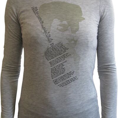 Bob Dylan (acoustic) T shirt by Lawrence Keogh