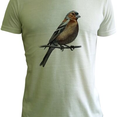 Chaffinch t shirt by Lawrence Keogh