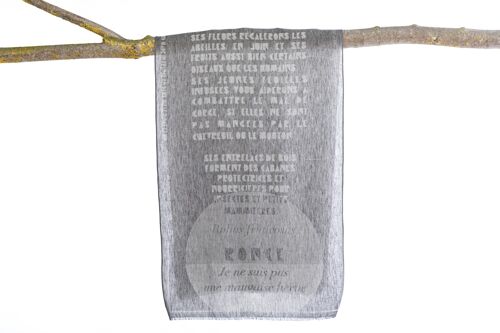 Foulard coton bio et lin Ronce Air