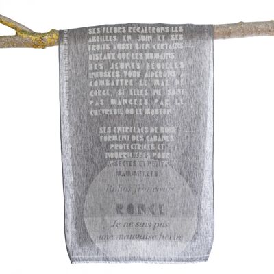 Ronce Air organic cotton and linen scarf