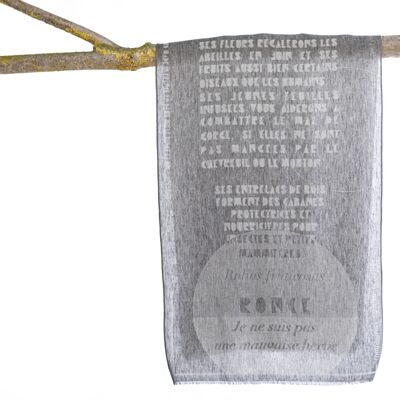 Ronce Air organic cotton and linen scarf