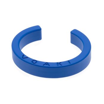 Bracelet bloc (épais) bleu 2