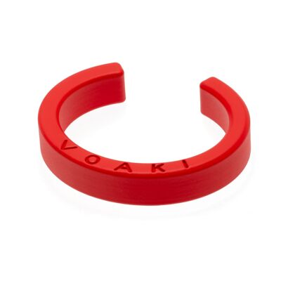 Bracelet bloc (épais) rouge