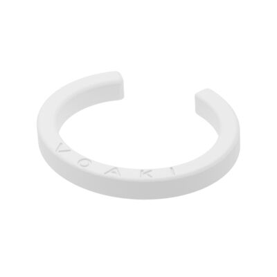 Block Mini bracelet (narrow) white