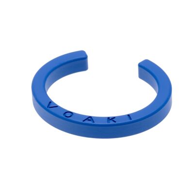 Block Miniarmband (schmal) blau