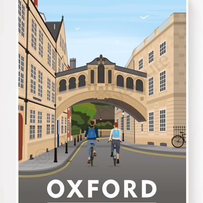Oxford – England  – A3 Size