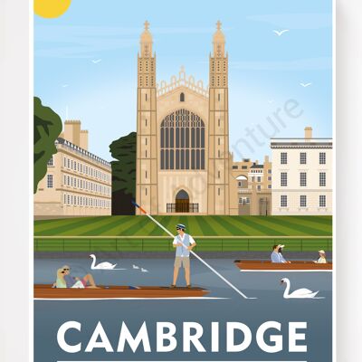 Cambridge – England – A4 Size