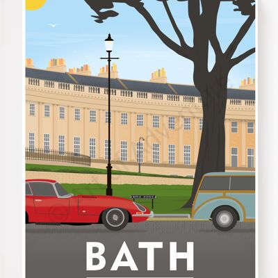 Bath – England – A4 Size
