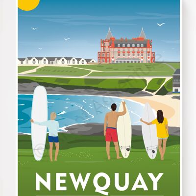 Newquay – Cornwall – A4 Size