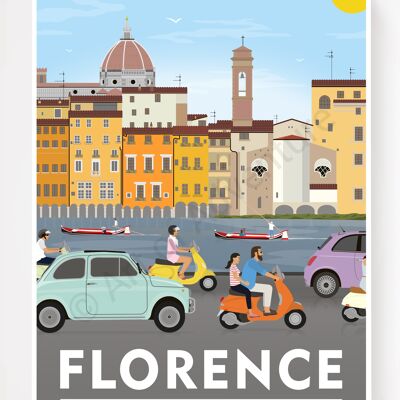 Florence – Italy – A4 Size