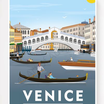 Venice – Italy – A4 Size