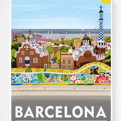Barcelona – Spain – A4 Size
