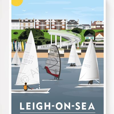 Gypsy Bridge – Leigh-on-Sea – A4 Size