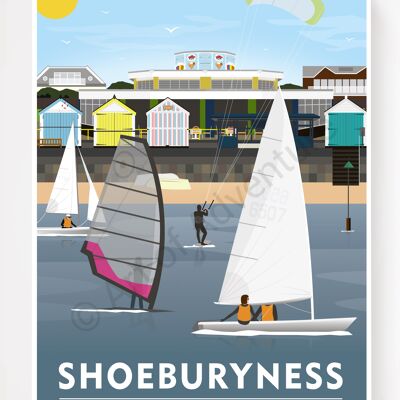 Shoeburyness Beach – A4 Size