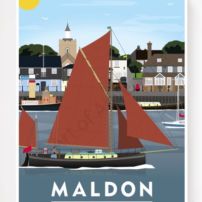 Maldon – Essex – A4 Size