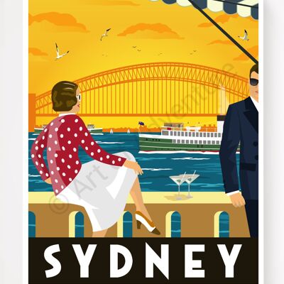 Sydney Harbour Cocktails – A4 Size