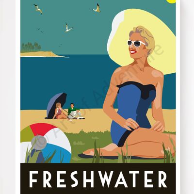 Freshwater Beach – Sydney – A3 Size