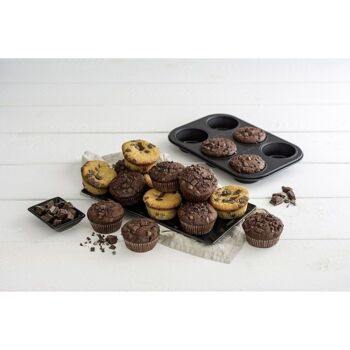 Moule 6 muffins Zenker Black Metallic 2