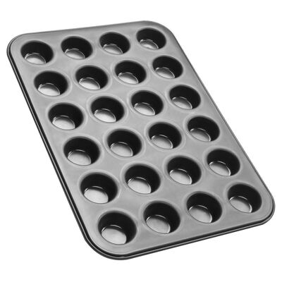 Molde 24 muffins Zenker Negro Metalizado