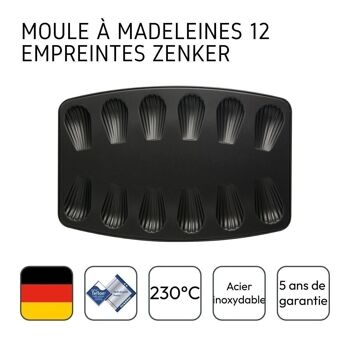 Moule 12 madeleines Zenker Spécial Countries 4