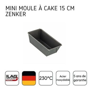Moule à cake 15 cm Zenker Spécial Mini 4