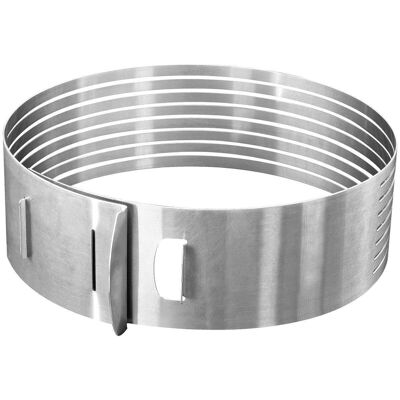 Pastry ring for slicing layered cakes