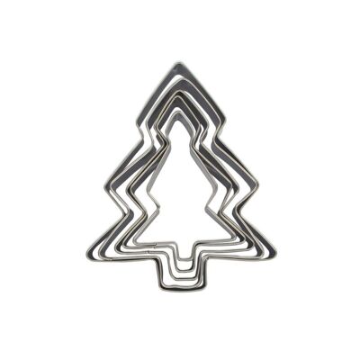 Zenker Christmas Tree Cookie Cutter Set of 5