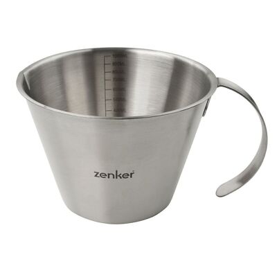 Graduated stainless steel measuring cup 1 liter Zenker