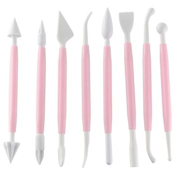 Set de 8 outils pour modeler la pâte à sucre Zenker Candy 1