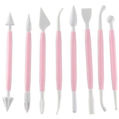 Set of 8 tools for modeling sugar paste Zenker Candy