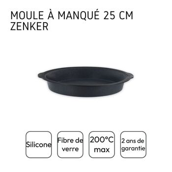 Moule à manqué 25 cm Zenker Silicone fibre de verre 4